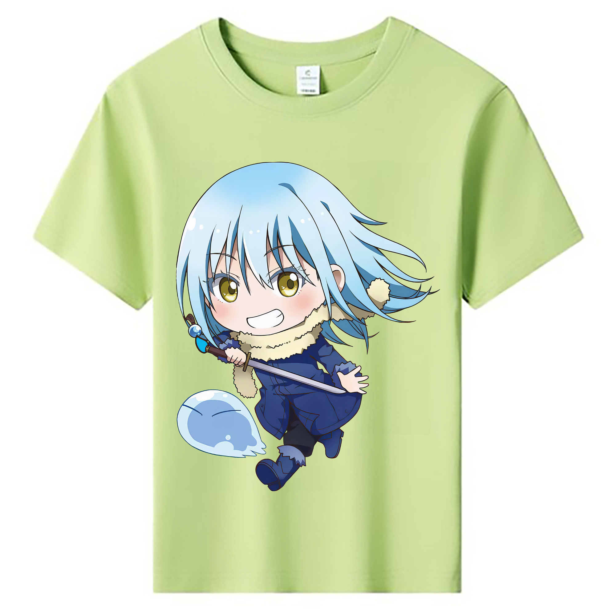 （画像用） 転スラ Regarding Reincarnated to Slime 綿100％キッズTシャツ（フロントプリント）
